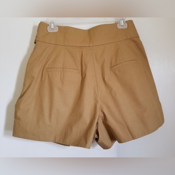 J.CREW COTTON POPLIN TIE HIGH WAISTED SHORTS • SIZE 10 - Picture 4 of 10